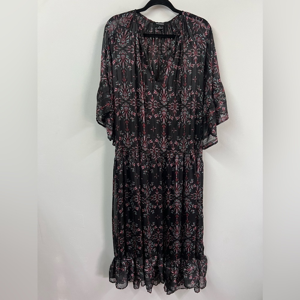 Sabina Musayev Eliza Sheer Maxi Dress